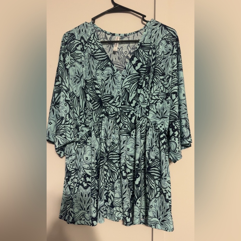Floral Print Women's Top